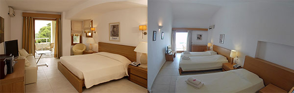 2RoomSuite, Kanapitsa Mare Hotel, 2-room suite, Family Suites Sea view, Skiathos Luxury Suites