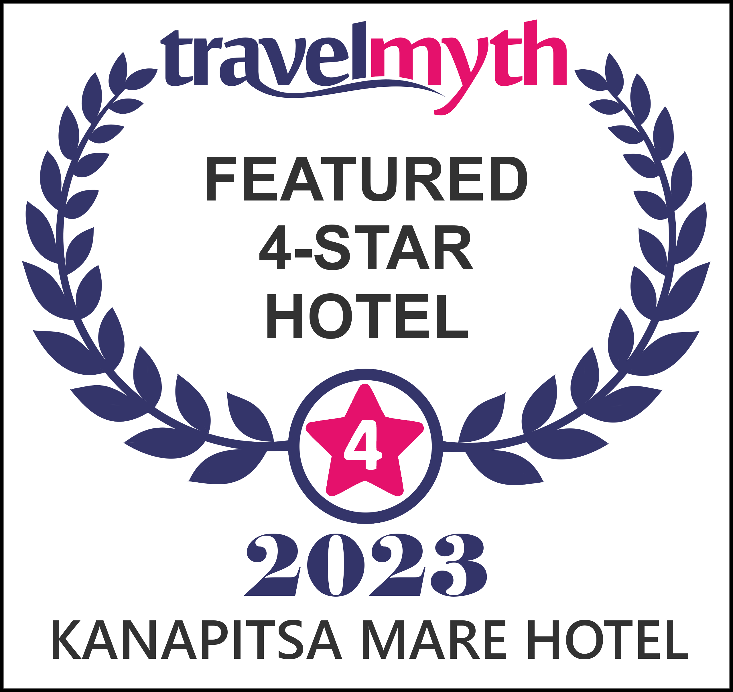 Skiathos Hotel Travel Myth award